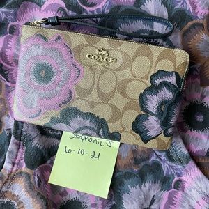 Coach x Kaffe Wristlet